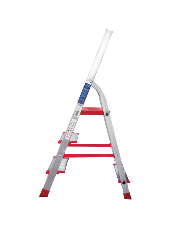 Стремянка 3 ступени ал. индустриальная с шириной 130мм серия NV511 Новая высота