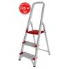 Стремянка 3 ступени ал. индустриальная с шириной 130мм серия NV511 Новая высота