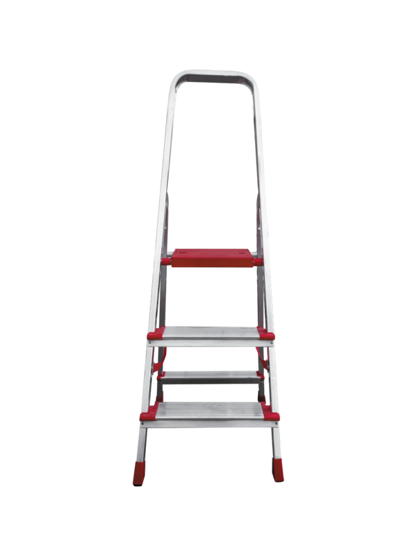 Стремянка 3 ступени ал. индустриальная с шириной 130мм серия NV511 Новая высота