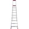 Стремянка 9 ступеней ал. с лотком-органайзером профессион. серия NV315 Новая высота