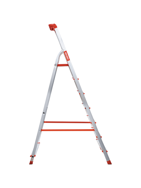 Стремянка 7 ступеней ал. с лотком-органайзером профессион. серия NV315 Новая высота