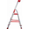 Стремянка 3 ступени ал. с лотком-органайзером профессион. серия NV315 Новая высота