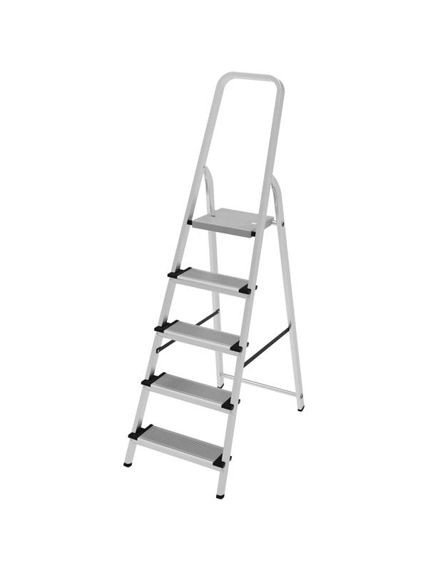 Стремянка ал. 1х 4 ступень 130мм серия NV2117 Новая высота