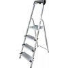 Стремянка ал. 1х 4 ступень 130мм с лотком-органайзером серия NV1118 Новая высота