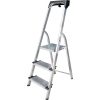 Стремянка ал. 1х 3 ступень 130мм с лотком-органайзером серия NV1118 Новая высота