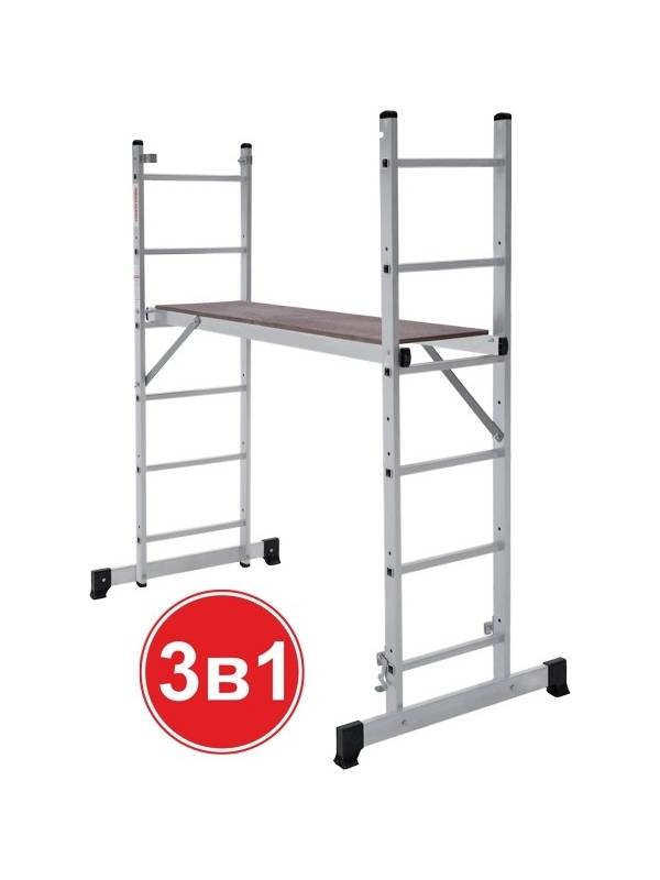 Лестница-помост ал. 2х 6 ступен. серия NV1415 Новая высота