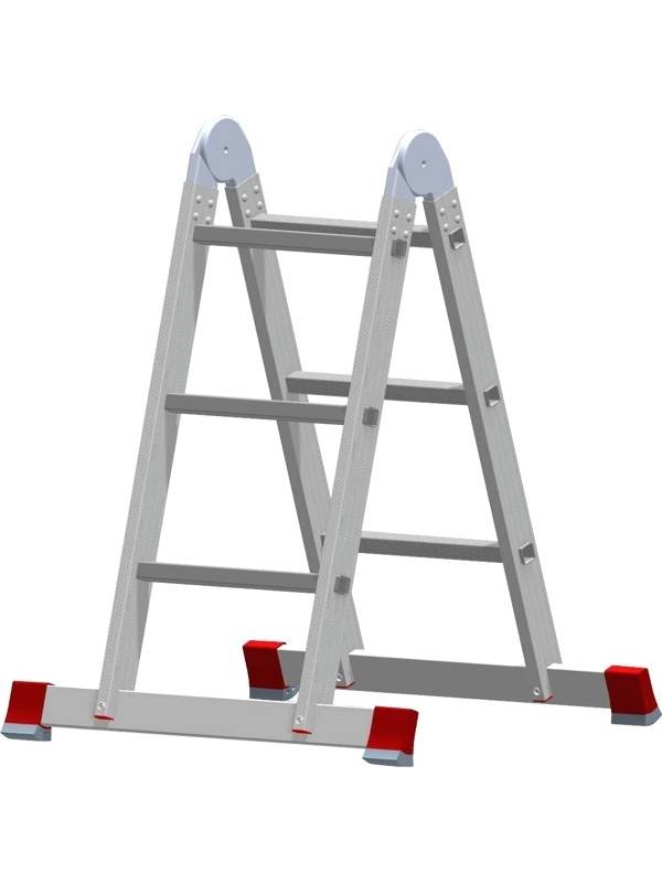 Лестница шарнирная 3 ступени NV 331 Новая высота 3310203