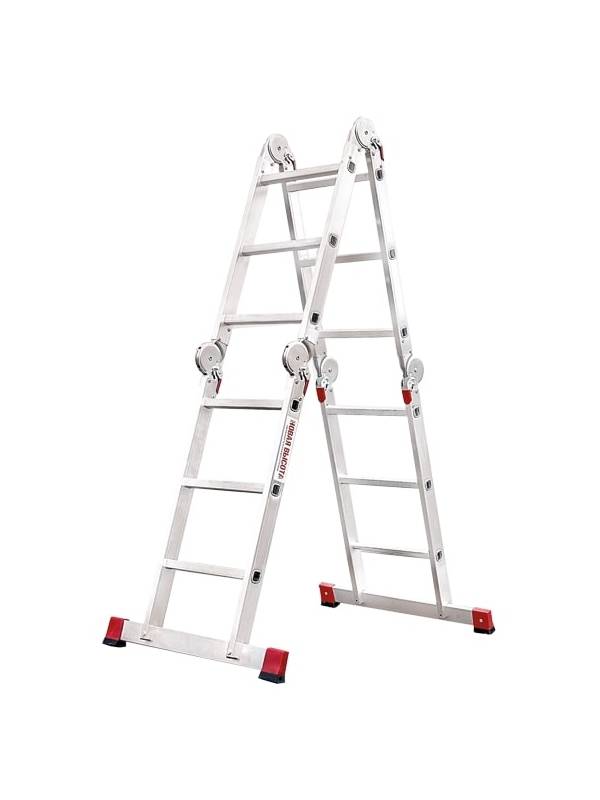 Лестница - трансформер с помостом профессиональная 4х3 серия NV333 Новая высота