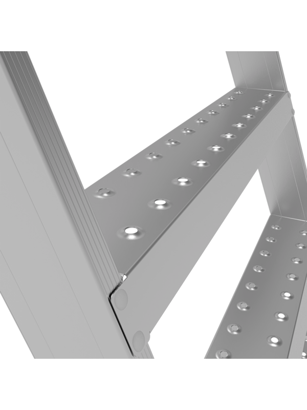 Передвижная складная лестница с площадкой профессиональная NV 354 8 ступеней Новая высота