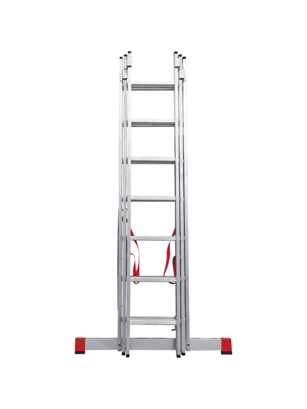 Лестница 3х 7 трехсекционная ал. профессиональная, серия NV323 Новая высота