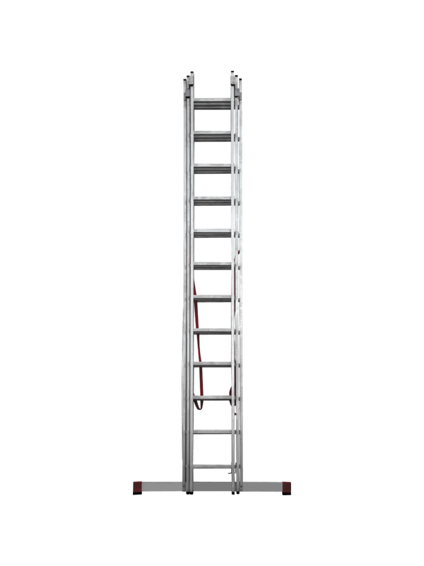 Лестница 3х12 трехсекционная ал. профессиональная, серия NV323 Новая высота