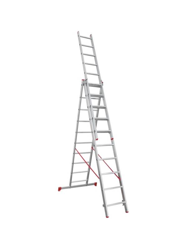 Лестница 3х10 трехсекционная ал., серия NV223 Новая высота