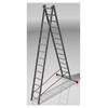Лестница алюминиевая двухсекционная 2х22 ступени профессиональная NV 322 Новая высота 3220222