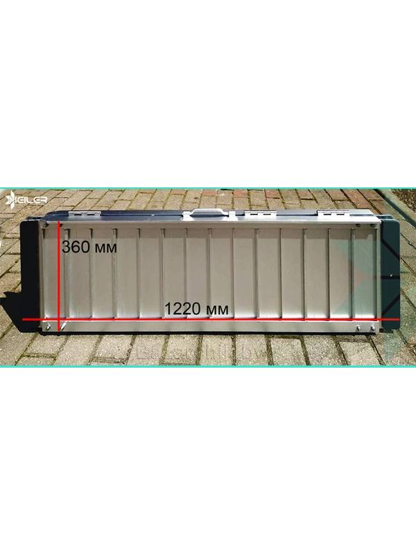 Пандус складной двухсекционный Heiler WR104 (1220х720)мм