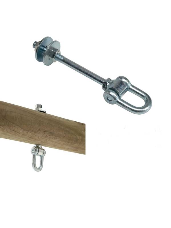 Сквозной подвес (карабин) для качелей KBT Тип D 140мм