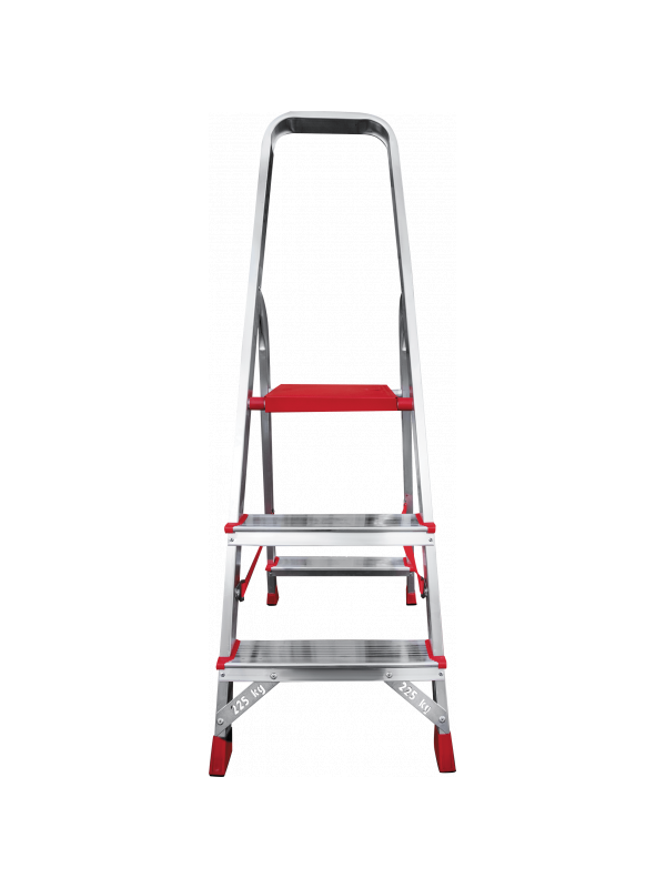 Стремянка 3 ступени ал. профессиональная серия NV311 Новая высота