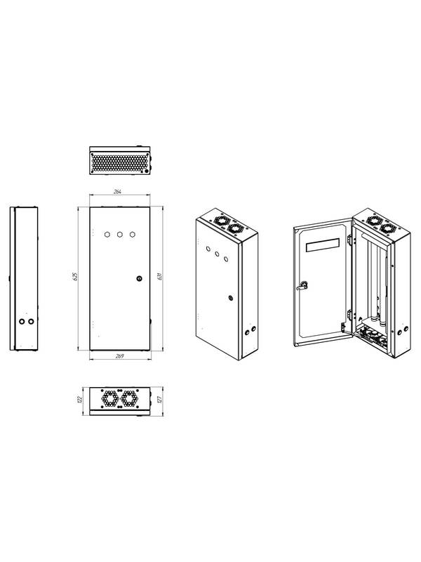 Рециркулятор (обеззараживатель) воздуха АНТИВИРУС ПРОМ COMBI