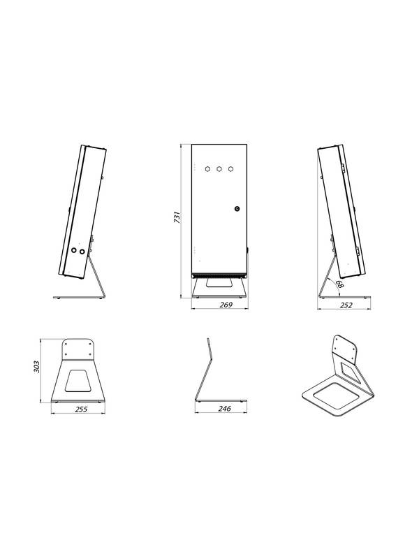 Стойка напольная для рециркулятора АНТИВИРУС ПРОМ COMBI