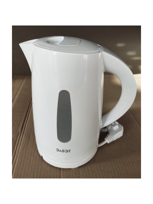Электрочайник ЭлБЭТ EK 1,7- 01P elbet (белый)