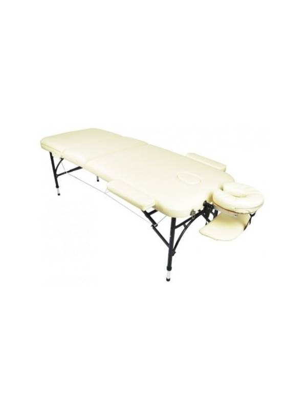 Массажный стол складной Atlas sport 70 см 3-с алюминиевый усиленная столешница (коричневый)