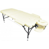 Массажный стол складной Atlas sport 70 см 3-с алюминиевый усиленная столешница (бежевый)