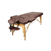 Массажный стол для беременных Atlas Sport 70 см складной 2-с деревянный (бургунди)