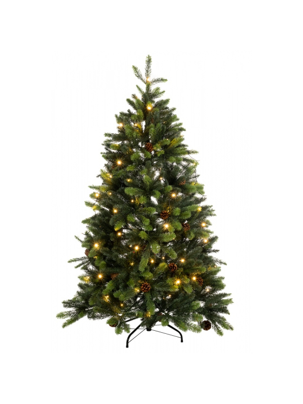 Новогодняя ель GreenLand Stefanie 180 см + гирлянда