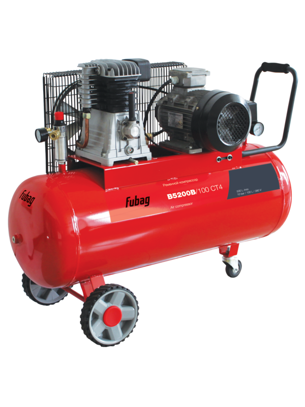 Компрессор масляный ременной FUBAG B5200B/100 СТ4 одноступенчатый