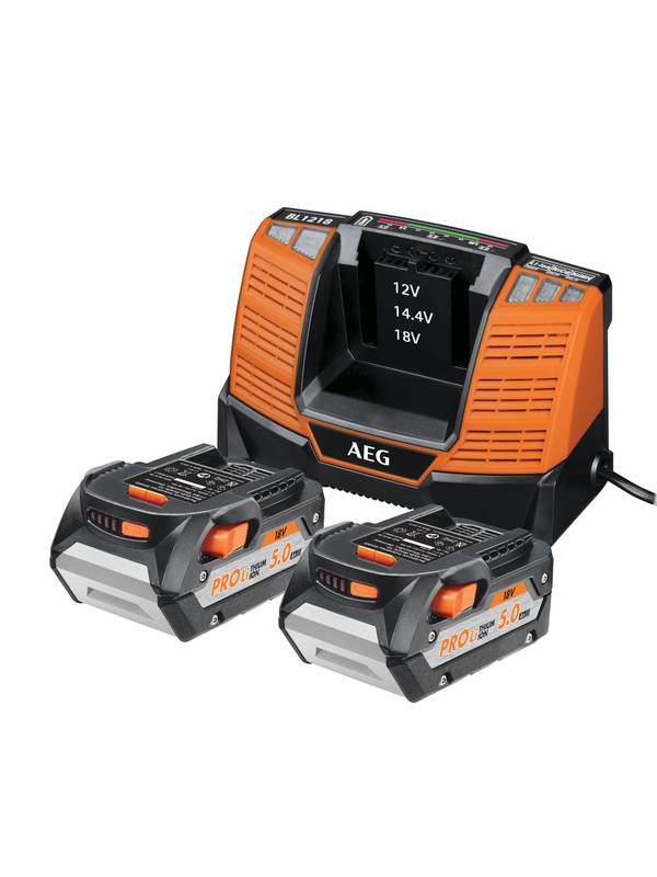 Аккумулятор AEG SET LL1850BL (2) с зарядным устройством (в сумке)