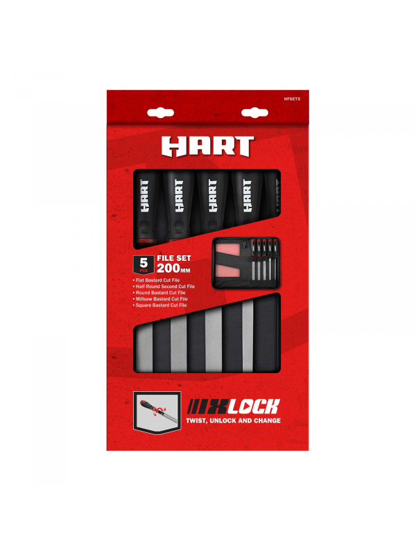 Набор напильников HART HFSET5 (5 единиц)