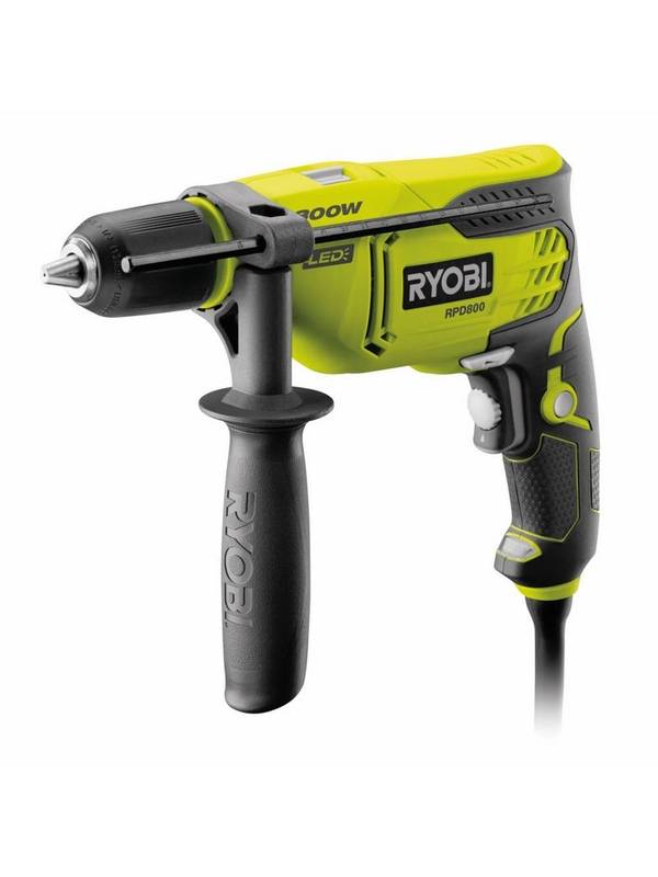 Дрель ударная RYOBI RPD800-K