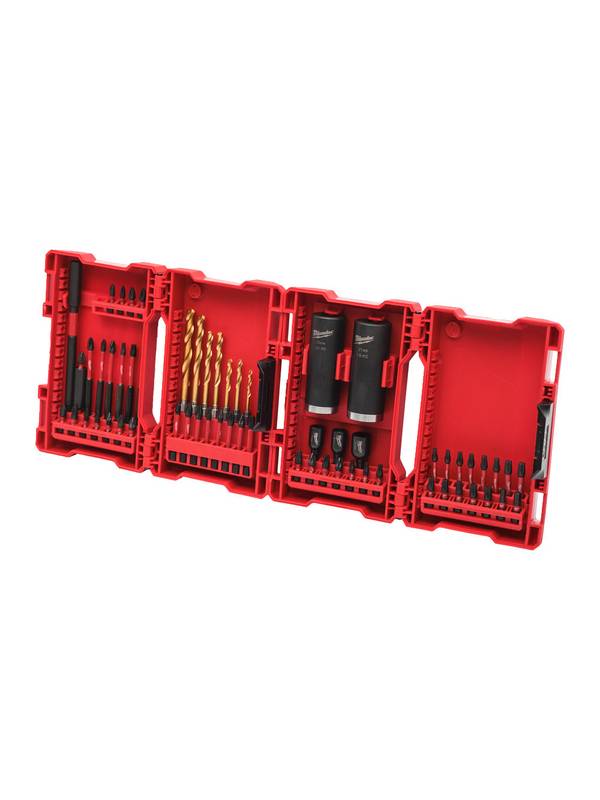 Набор бит, головок и сверл MILWAUKEE SHOCKWAVE (62шт.)