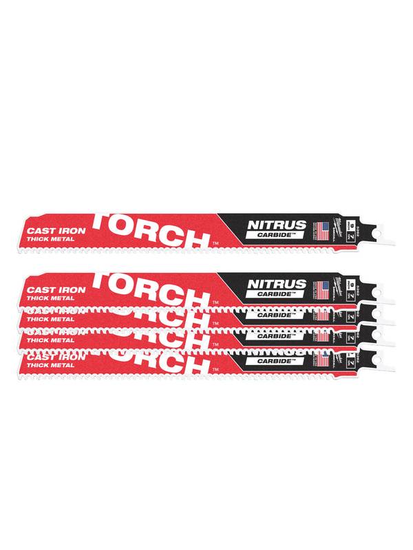 Полотно для саб. пилы (по металлу) MILWAUKEE THE TORCH NITRUS 230х3,6 (5 шт.)