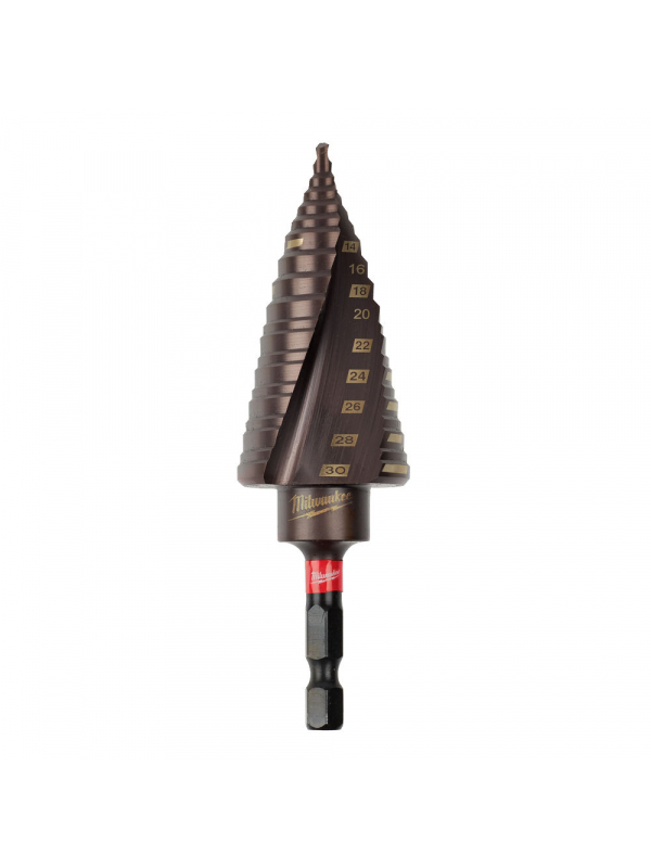 Сверло по металлу cтупенчатое SHOCKWAVE IMPACT DUTY D 101 мм 12 шагов MILWAUKEE