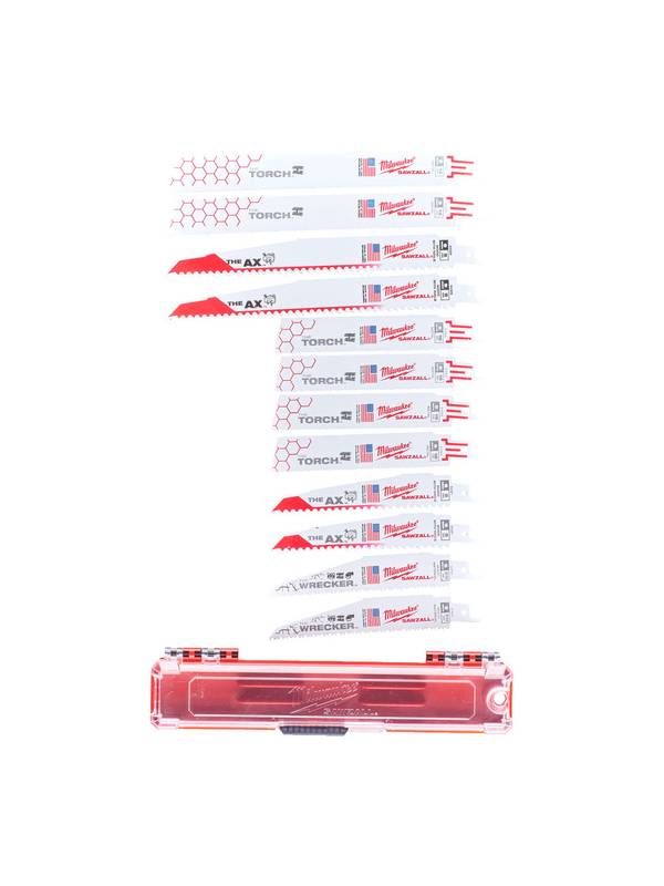 Набор полотен для сабельной пилы SAWZALL MILWAUKEE (12 шт.)