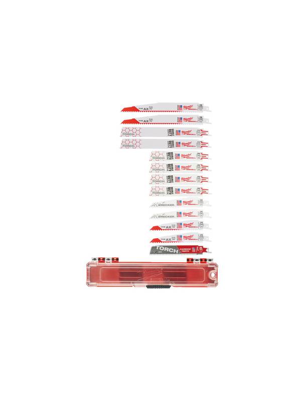 Набор полотен для сабельной пилы MILWAUKEE SAWZALL (13 шт.)