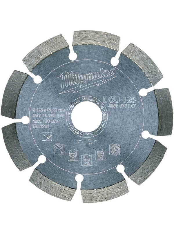Круг алмазный DSU D 125 мм MILWAUKEE