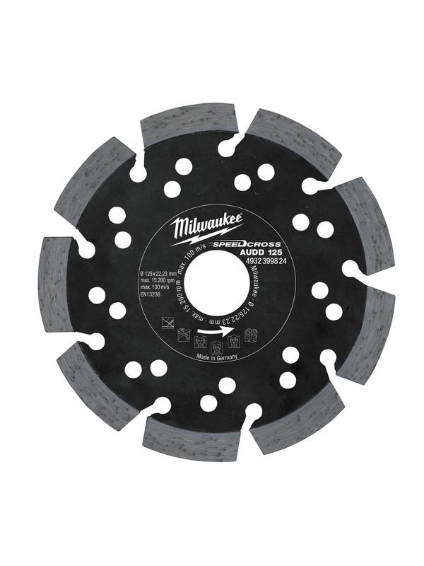 Круг алмазный AUDD D125х22,2х2,6 мм MILWAUKEE