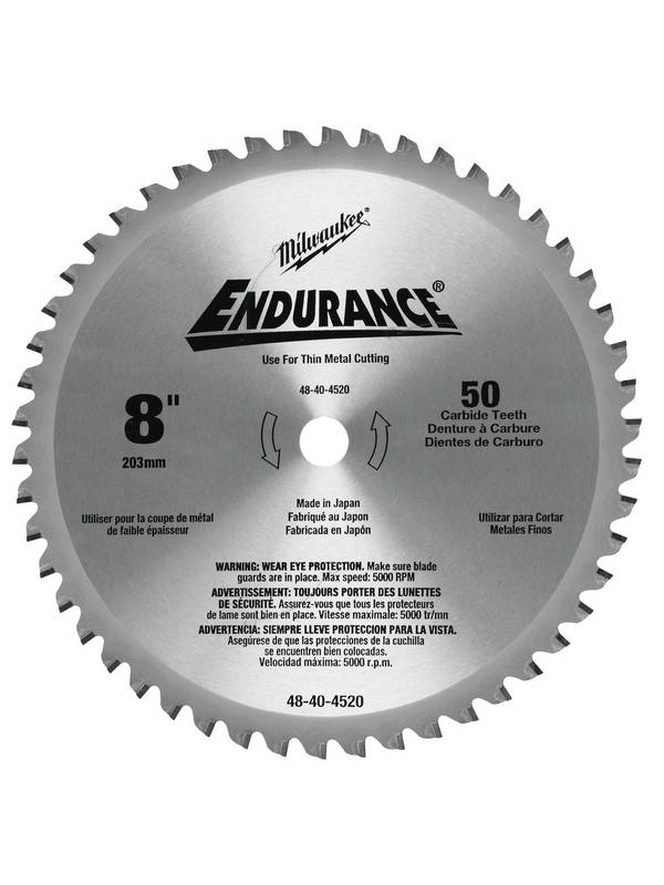 Диск пильный по металлу D 203x15,8 мм Z50 для циркулярной пилы MILWAUKEE