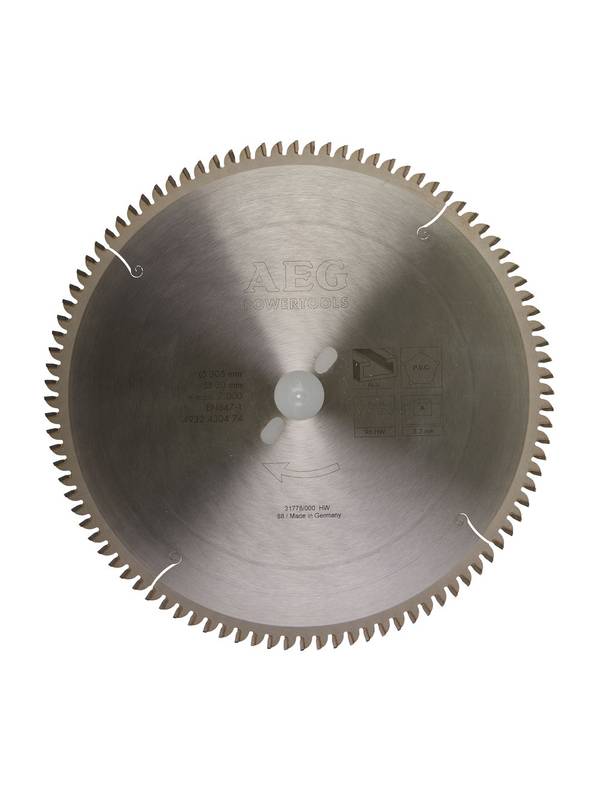 Диск пильный по алюминию D 305х30х3,2 мм 96Z для торцовочной пилы AEG 4932430474