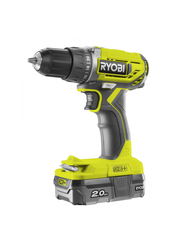ONE + / Дрель-шуруповерт RYOBI R18DD2-120S