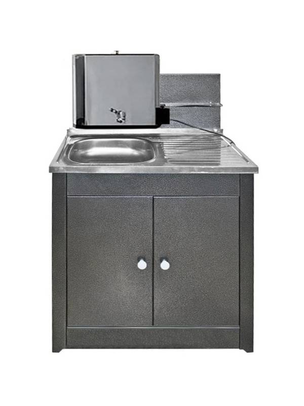 Умывальник Акватекс ДУЭТ н/н с подогревом 20 л (серебро)