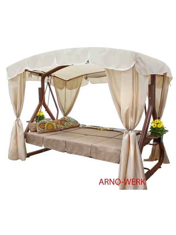 Качели садовые Барышня (светлая)