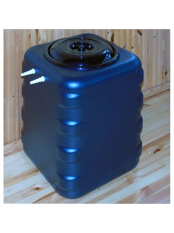 Бак для душа без подогрева Альтернатива 150 л (пласт. шар. кран, уровень воды)