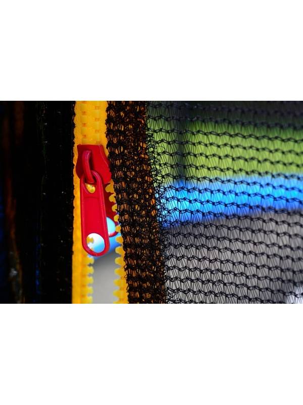 Батут FunFit 252 см (8ft) с внешней защитной сеткой и лестницей