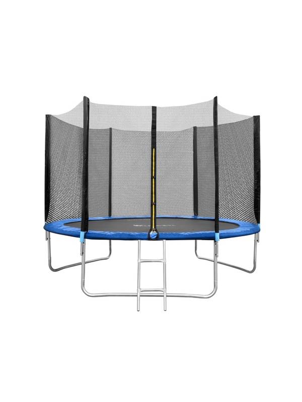 Батут FunFit 252 см (8ft) с внешней защитной сеткой и лестницей