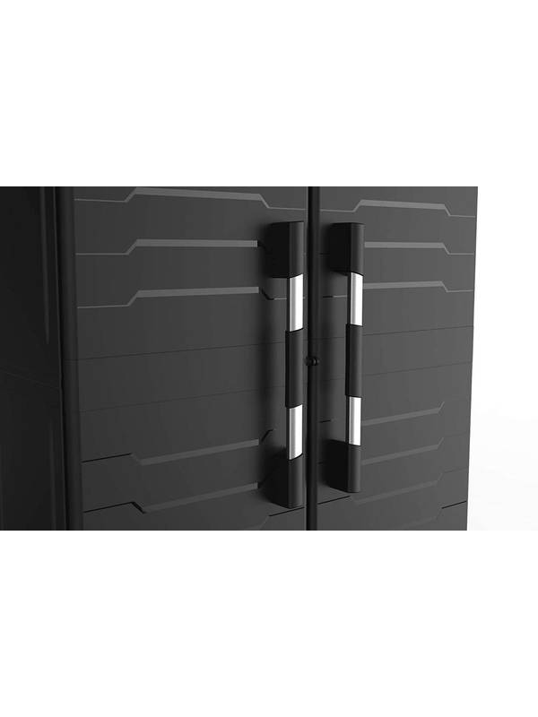 Шкаф пластиковый высокий XL GARAGE KETER, черный