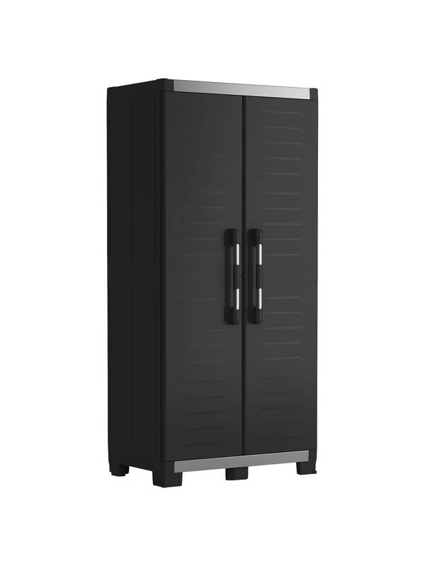 Шкаф пластиковый высокий XL GARAGE KETER, черный