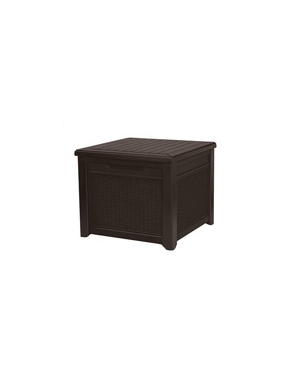 Столик-сундук Cube Rattan 208L, коричневый