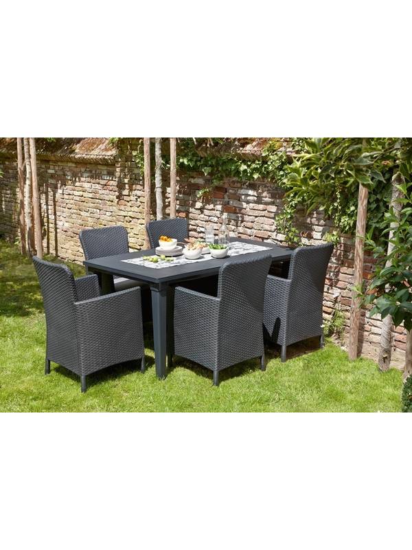 Стол уличный Futura 165х95cm, коричневый